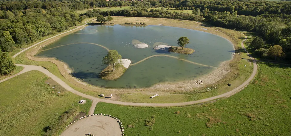Glisholm Lake in Odense.