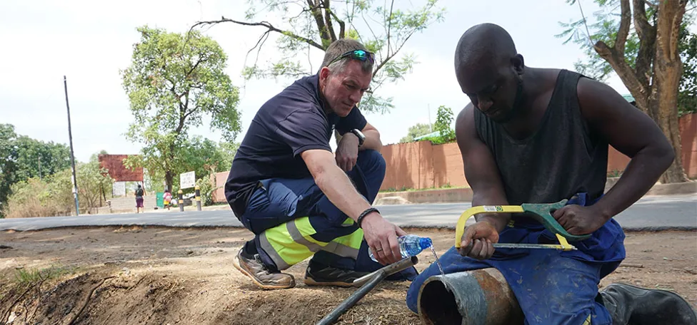 Training programme, Zambia Kafubu Water 2016 - Carsten Hammer, VCS Denmark